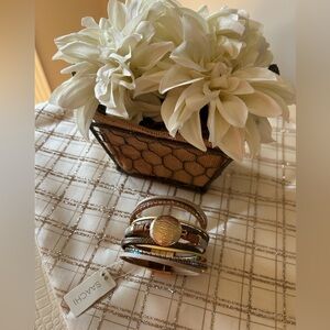 Saachi Metallic Multi-Tone Bracelet